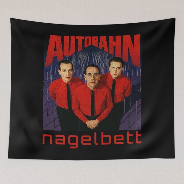 Item preview, autobahn “nagelbett” retro 90s cult comedy movie fan art designed and sold by designer44.