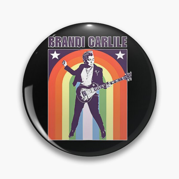 Item preview, Brandi Carlile Electric Guitar Rainbow Backdrop designed and sold by theK-POPprints.