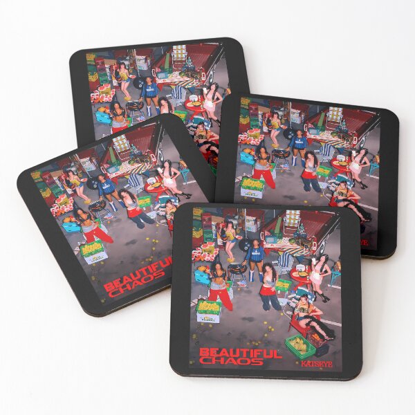 Aperçu de l'œuvre Katseye Members Beautiful Chaos créée et vendue par theK-POPprints.