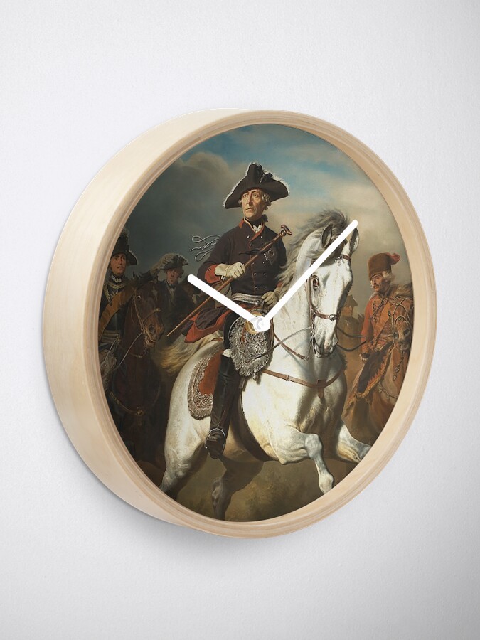 Alternate view of Frederick the Great with his Generals Clock
