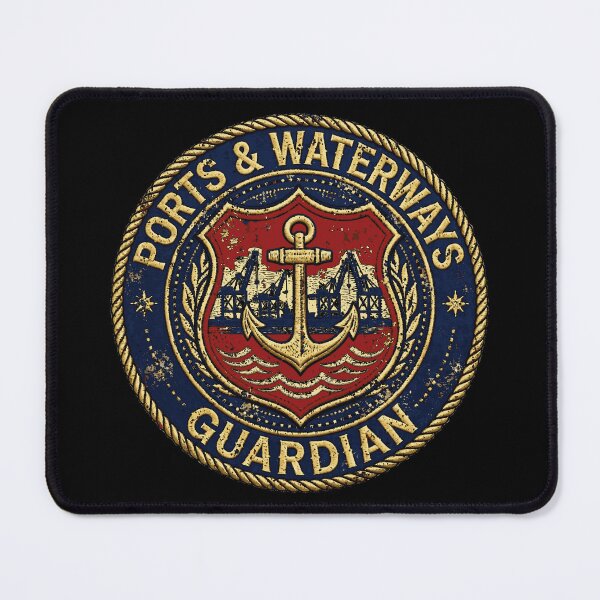 Item preview, Harbor Protection Vintage Coast Guard Badge | Maritime Security Design designed and sold by Coasties.