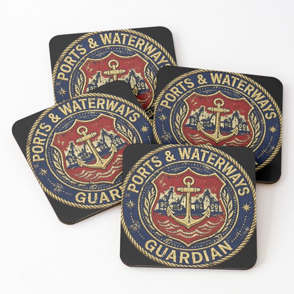 Item preview, Harbor Protection Vintage Coast Guard Badge | Maritime Security Design designed and sold by Coasties.