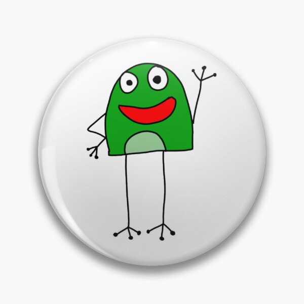 Item preview, The Happiest Little Frog designed and sold by DoodleAndTextS.