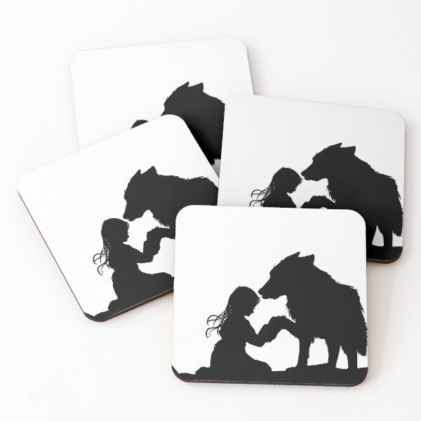 Item preview, The girl and the Wolf designed and sold by Kendall  Falk.