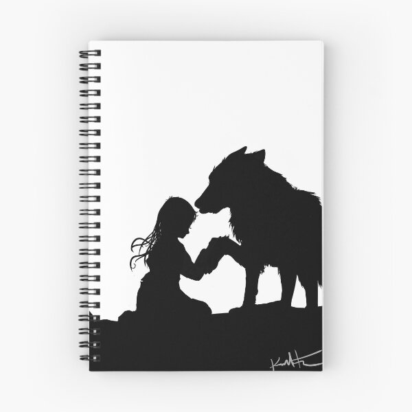 Item preview, The girl and the Wolf designed and sold by Kendall  Falk.