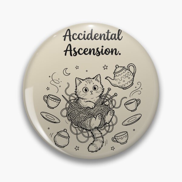 Item preview, Levitating Familiar - Witchy Cute designed and sold by bapupa.