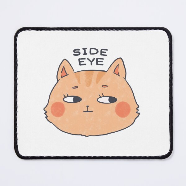 Item preview, Side Eye Ginger Cat - Funny Sassy Kitten Meme Sticker designed and sold by Hannah Kalma.