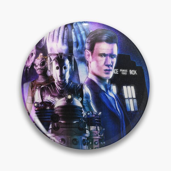 Item preview, Doctor Who Eleventh Doctor Fan Art | Matt Smith, Daleks, Cyberman, Silence & TARDIS designed and sold by BlackThistleArt.