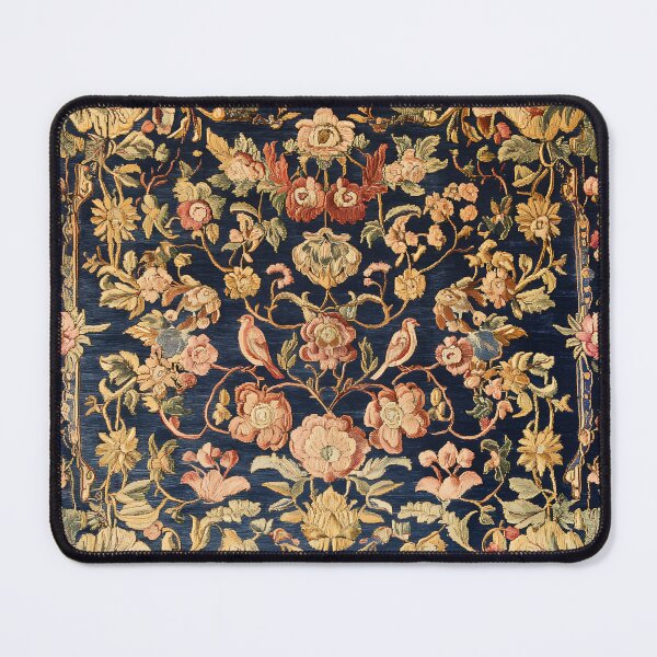 Item preview, 17th Century Chinese Floral Rug Antique Oriental Textile Pattern designed and sold by GrinGalore.