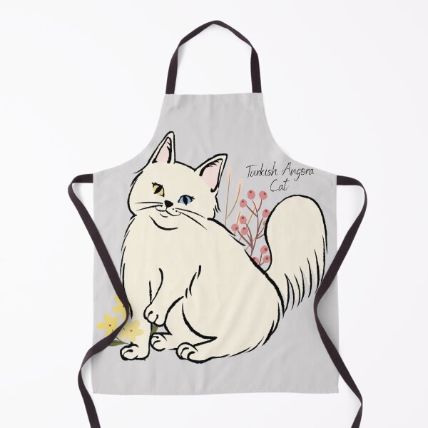Item preview, Turkish Angora Cat designed and sold by AnulaArt.