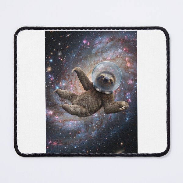 Item preview, Sloth astronaut Galaxy Birthday Party Hat Happy Balloons designed and sold by CheeseBlueprint.