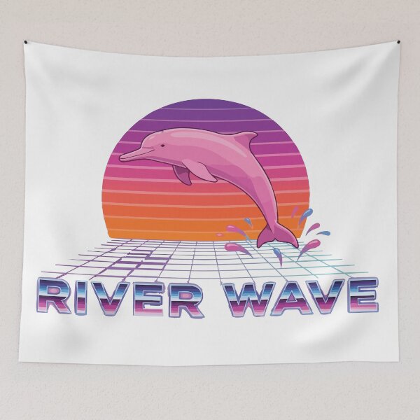 Item preview, Amazon Boto Retro Sunset Riverwave Outrun designed and sold by Arc2020.
