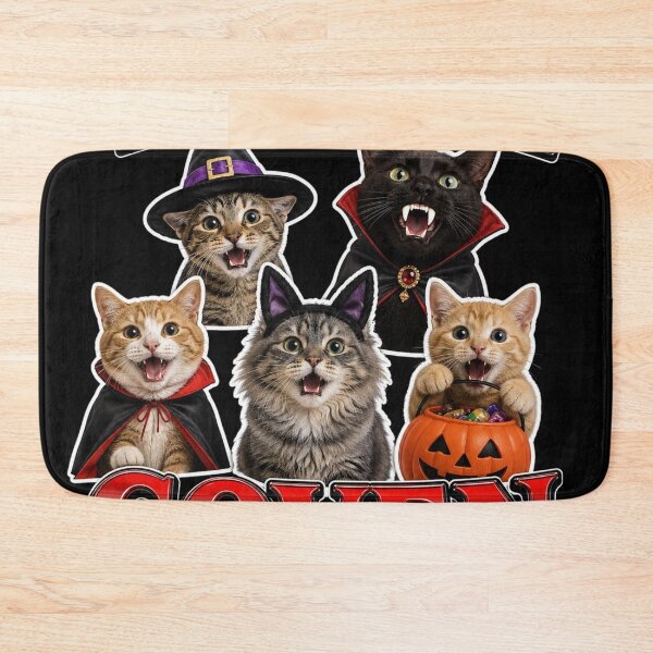 Item preview, The Whole Coven Halloween Cats designed and sold by BoringClothes .