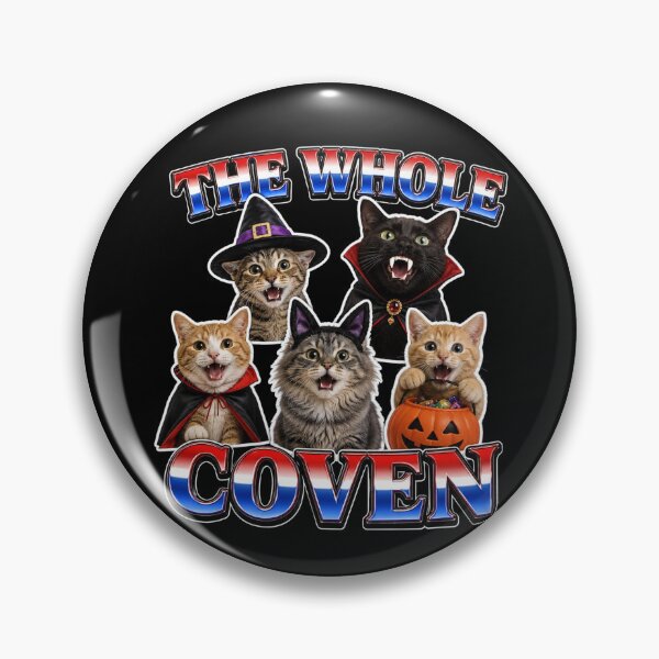 Item preview, The Whole Coven Halloween Cats designed and sold by BoringClothes .