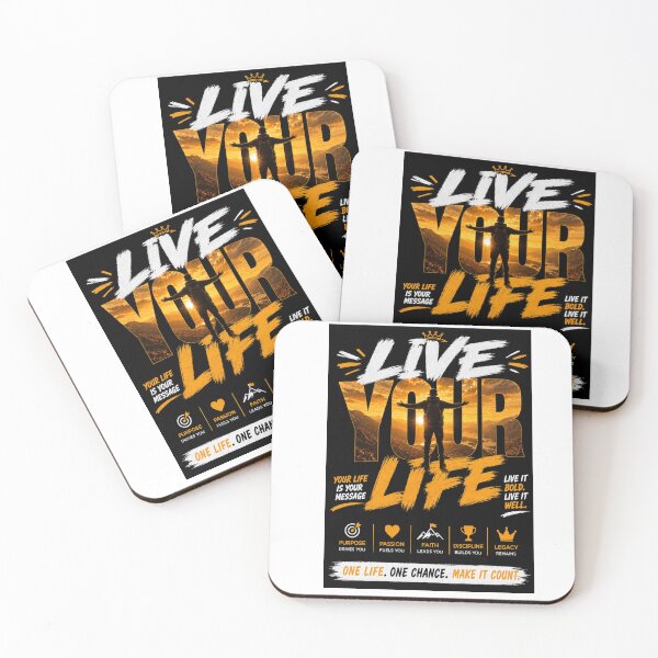 Item preview, Live Your Life Motivational Streetwear Design designed and sold by Pastorchrisozeku.