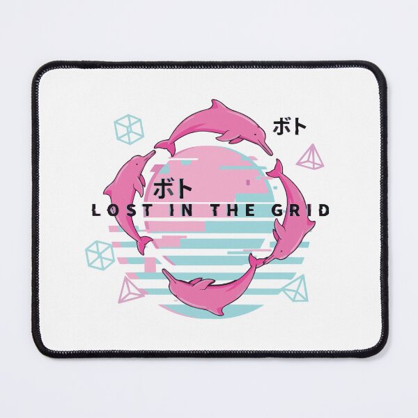 Item preview, Vaporwave Glitch Boto Pink Amazon Dolphin Aesthetic designed and sold by Arc2020.