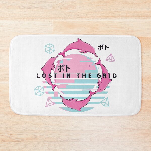 Item preview, Vaporwave Glitch Boto Pink Amazon Dolphin Aesthetic designed and sold by Arc2020.