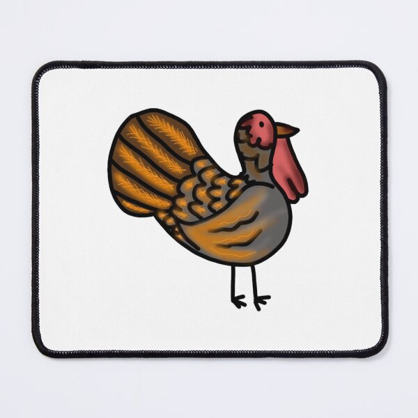 Item preview, Glowing Neon Turkey Doodle designed and sold by DoodleAndTextS.