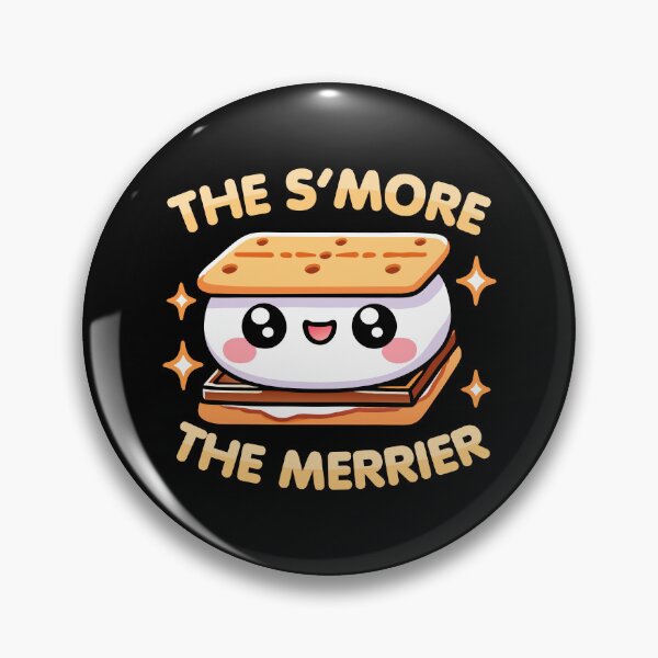 Item preview, Kawaii Chibi S’More – The S’More the Merrier Funny designed and sold by Karma Design.