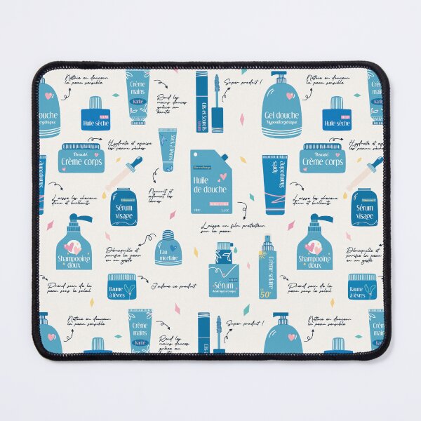 Item preview, Cute Blue Skincare Cosmetic Pattern  designed and sold by Kalite.