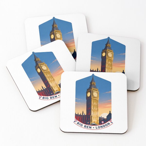 Item preview, Big Ben London Sticker designed and sold by The Digital Compass.