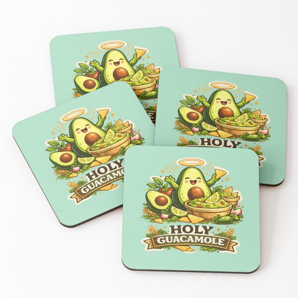 Item preview, Holy Guacamole – Cute Kawaii Avocado & Guacamole Lover Design designed and sold by KAM-KAM-STORE.