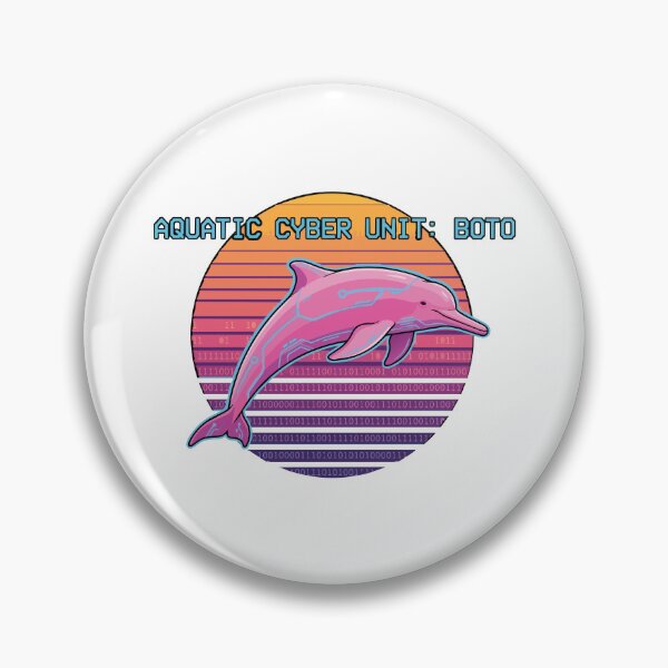 Item preview, Cyber Amazon Boto Tech Pink Dolphin Scifi designed and sold by Arc2020.