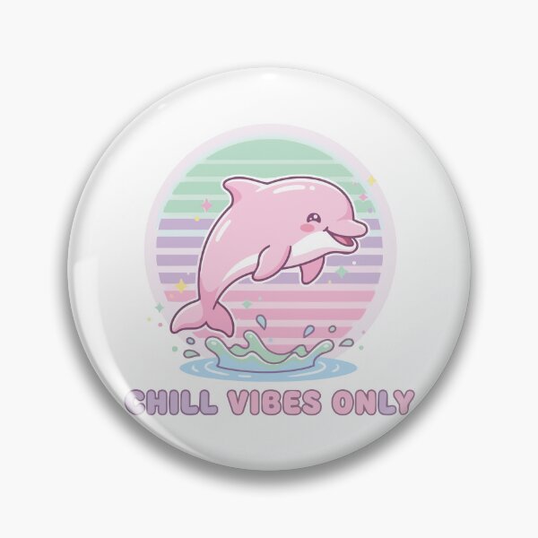 Item preview, Cute Kawaii Synthwave Boto Pink Dolphin Chill Vibes designed and sold by Arc2020.