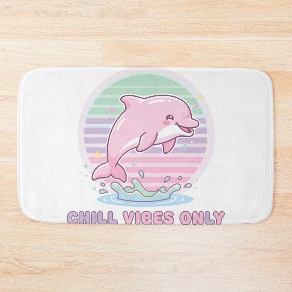 Item preview, Cute Kawaii Synthwave Boto Pink Dolphin Chill Vibes designed and sold by Arc2020.