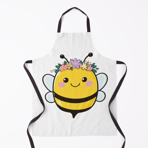 Item preview, Flower Crown Bee Cute Kawaii Bumblebee designed and sold by StickerMan17.