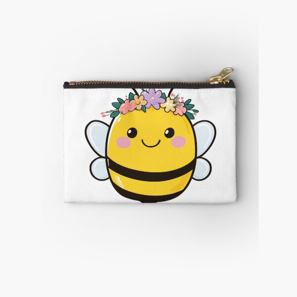 Item preview, Flower Crown Bee Cute Kawaii Bumblebee designed and sold by StickerMan17.