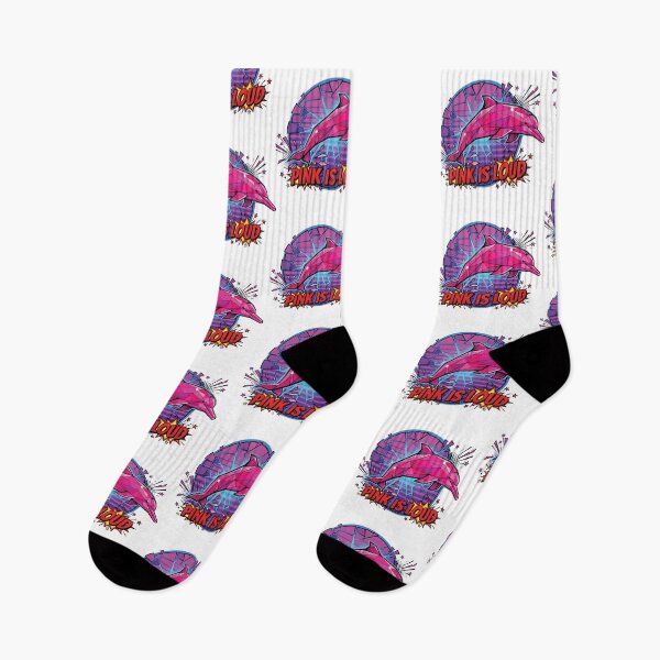 Item preview, Bold Pop Art Cyber Amazon Boto Pink Dolphin designed and sold by Arc2020.