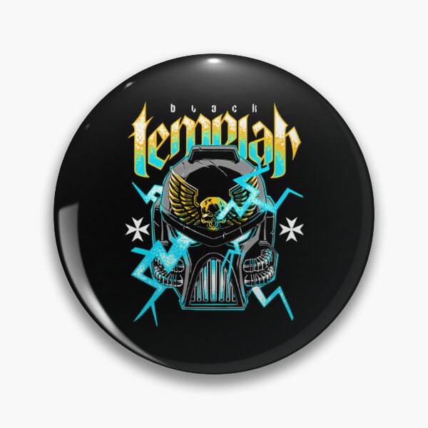 Item preview, black templar metal essential designed and sold by designer44.