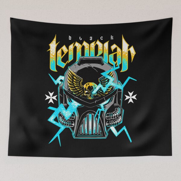 Item preview, black templar metal essential designed and sold by designer44.