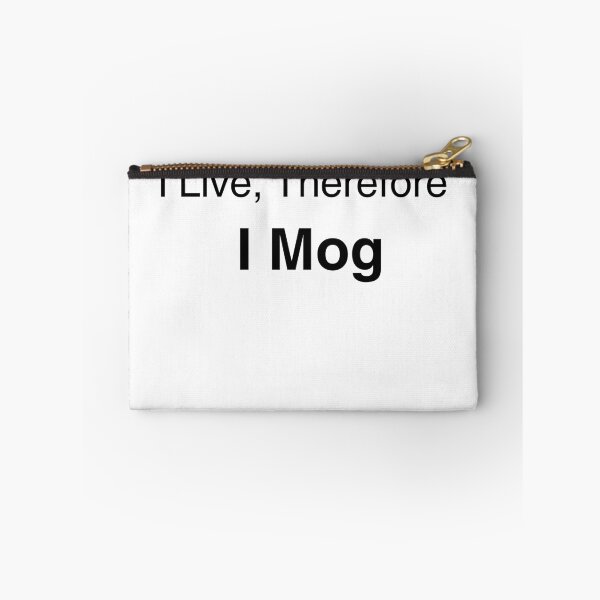 Item preview, I Live Therefore I Mog – Funny Looksmaxxing Meme Aesthetic Quote designed and sold by Mlatis1.