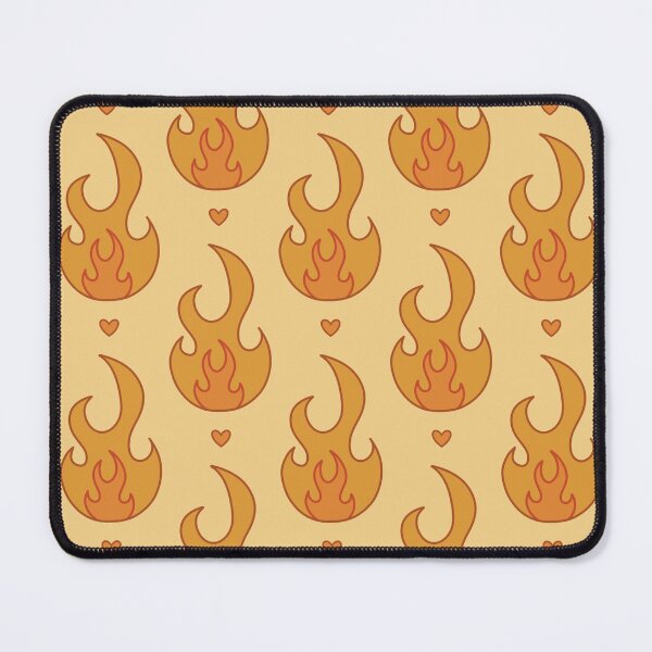 Item preview, Orange Flame Pattern designed and sold by The Innocent Ghost Project.