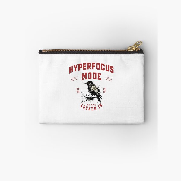 Item preview, Hyperfocus Mode Locked In Crow | Neurodivergent Vintage Raven Graphic designed and sold by lenalenspod.