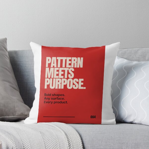Item preview, Pattern Meets Purpose | Bold Minimalist Typography Design | Graphic Designers & Art Lovers | Minimalist Bold Art Design designed and sold by N0irNest.