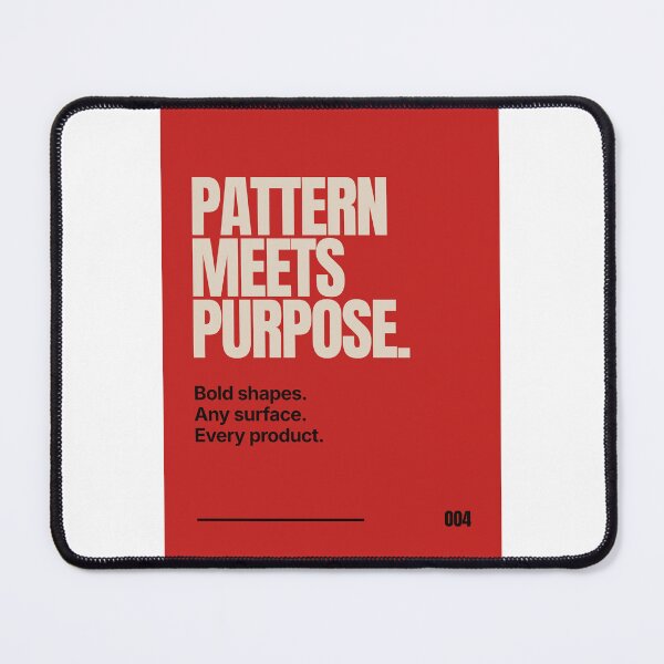 Item preview, Pattern Meets Purpose | Bold Minimalist Typography Design | Graphic Designers & Art Lovers | Minimalist Bold Art Design designed and sold by N0irNest.