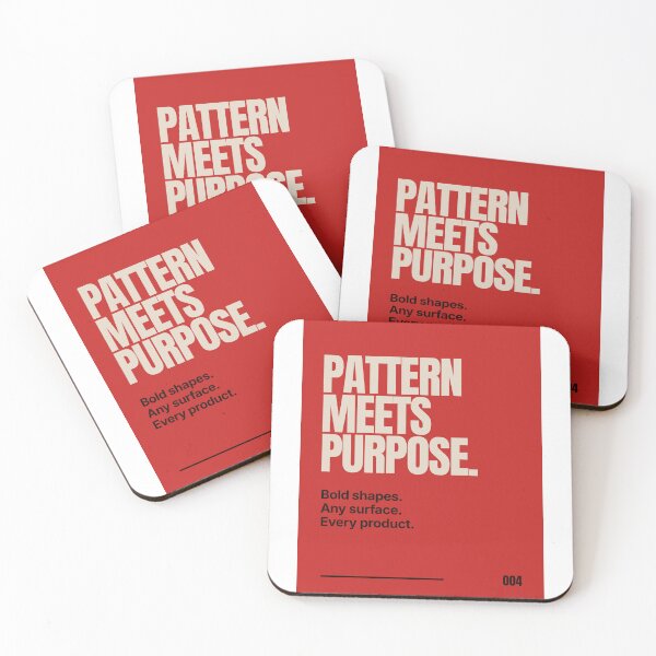 Item preview, Pattern Meets Purpose | Bold Minimalist Typography Design | Graphic Designers & Art Lovers | Minimalist Bold Art Design designed and sold by N0irNest.