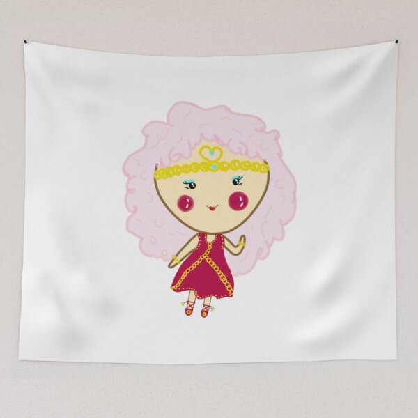 Item preview, Princess with Pink Hair designed and sold by DoodleAndTextS.