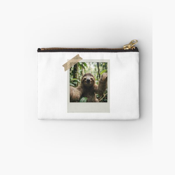 Item preview, Sloth picture vintage camera instant funny meme kawaii cute designed and sold by CheeseBlueprint.