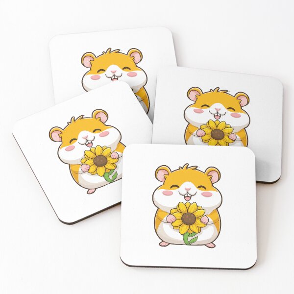 Item preview, Sunflower Hamster Cute Kawaii Chubby Cheeks designed and sold by StickerMan17.