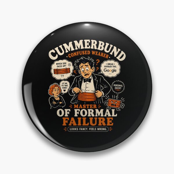 Item preview, Cummerbund confused wearer designed and sold by Peerless-Prime.