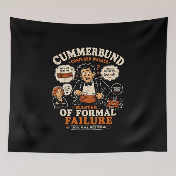 Item preview, Cummerbund confused wearer designed and sold by Peerless-Prime.