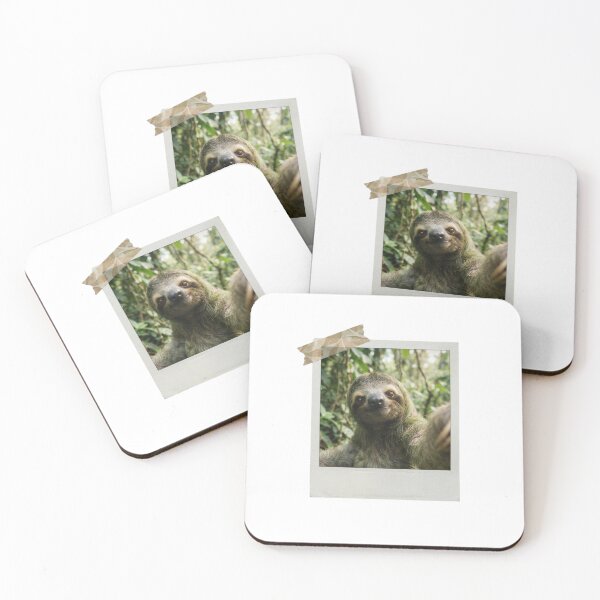 Item preview, Sloth picture vintage camera instant funny meme kawaii cute designed and sold by CheeseBlueprint.