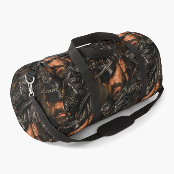 Item preview, Gay Leather Bar Daddy Tough Love Berlin Hyper-Realism Leder Pride Gay Art designed and sold by ItsAKinkThing.
