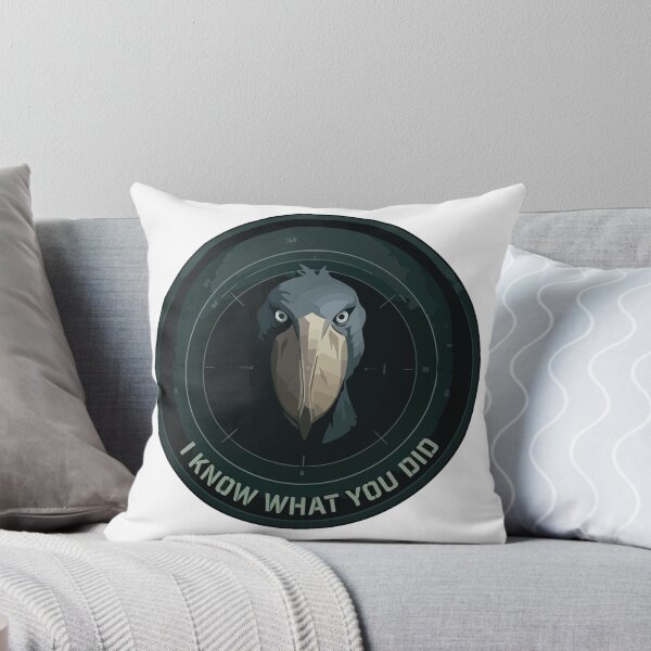Item preview, Creepy Shoebill Stork I Know What You Did Meme designed and sold by Arc2020.