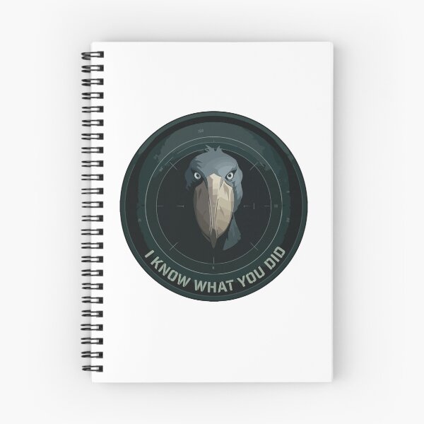 Item preview, Creepy Shoebill Stork I Know What You Did Meme designed and sold by Arc2020.