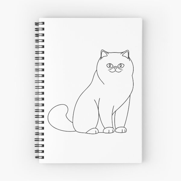 Item preview, Persian Cat Elegant Line Art Gift designed and sold by OneLine Studio.